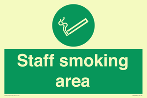 Staff smoking area